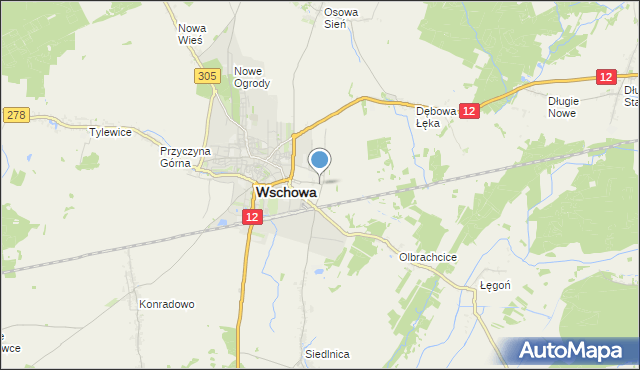 mapa Przyczyna Dolna, Przyczyna Dolna na mapie Targeo